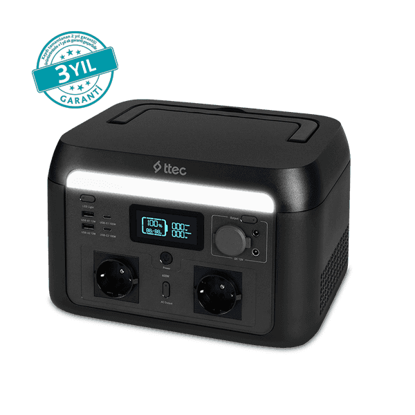 ttec PowerMax Pro 600W Taşınabilir Güç İstasyonu