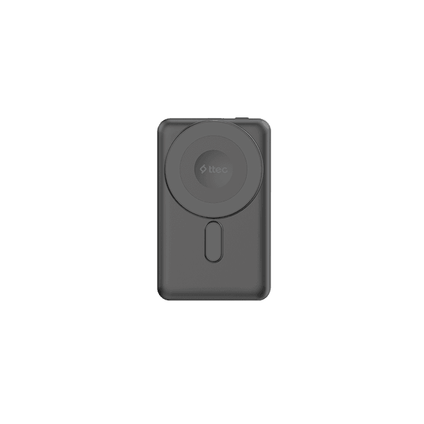 ttec ReCharger M 10.000mAh MagSafe Uyumlu PD 20W Lightning ve USB-C Dahili Kablolu Stantlı Taşınabilir Hızlı Şarj Aleti/Powerbank –2BB237