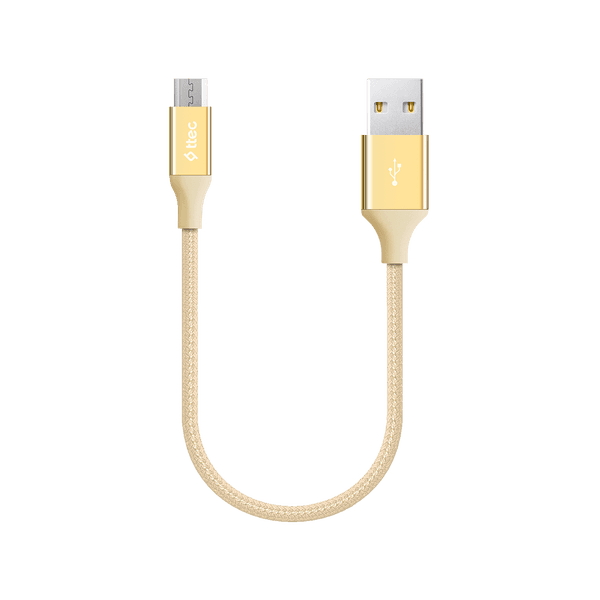 ttec AlumiCable Mini 30cm USB-A - Micro USB Şarj Kablosu