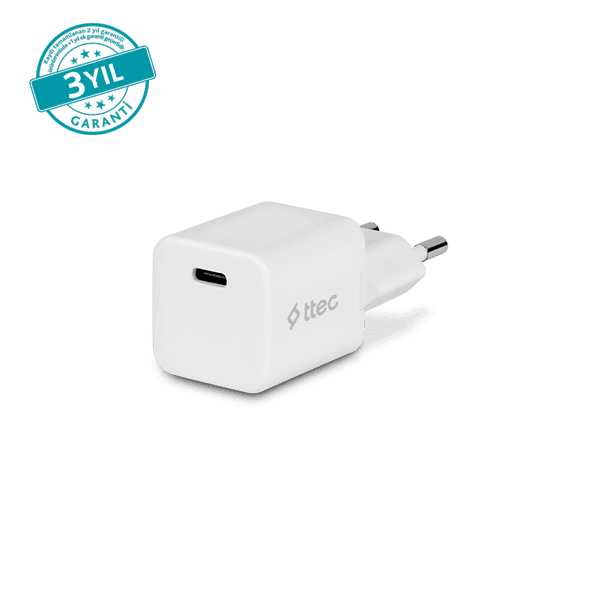 ttec SmartCharger GAN 20W PD Seyahat Hızlı Şarj Aleti | Ttec