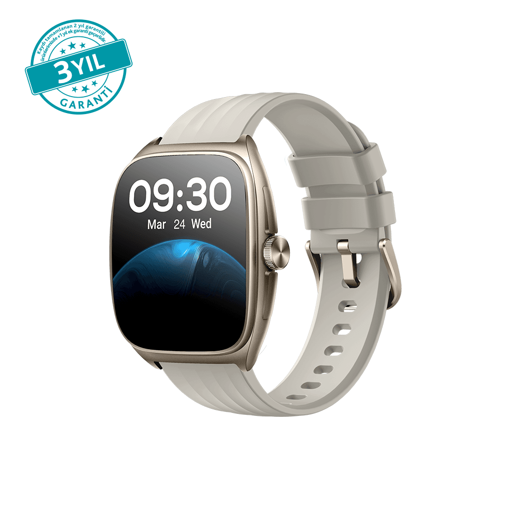 ttec Tempus Pro 46 mm AMOLED Ekranlı Kavisli Dikdörtgen Alüminyum Kasa Akıllı Saat 2SW07
