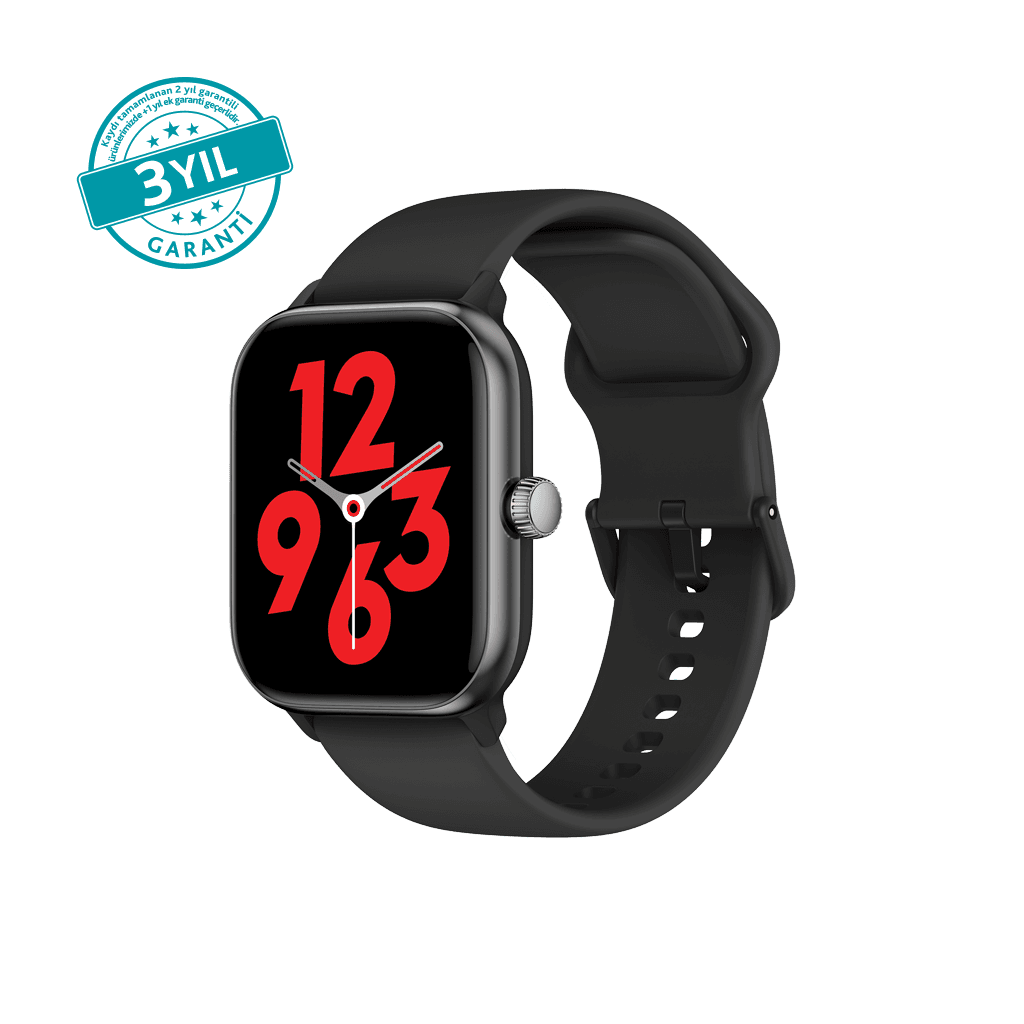 ttec Tempus Pro 45 mm AMOLED Ekranlı Dikdörtgen Kasa Akıllı Saat 2SW04