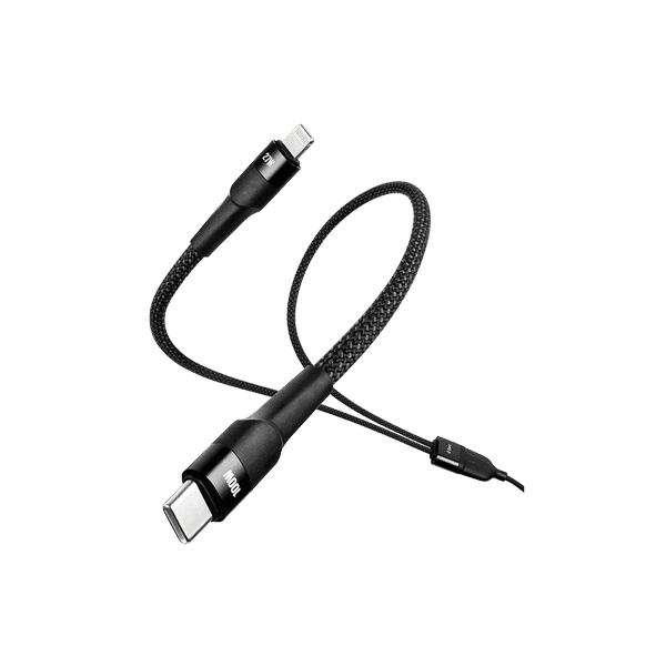 ttec AlumiCable Duo USB-C – USB-C + Lightning 100W 150cm Hızlı Şarj Kablosu