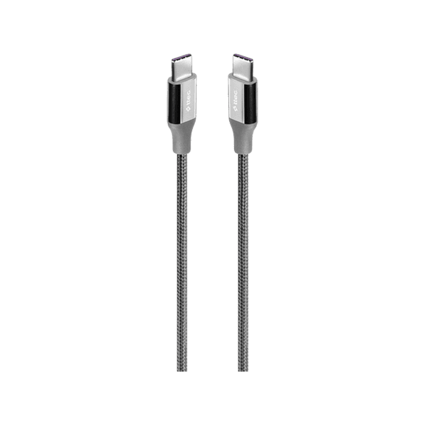 ttec AlumiCable USB-C - USB-C 150cm 100W PD/QC Hızlı Şarj/Data Kablosu Uzay Grisi