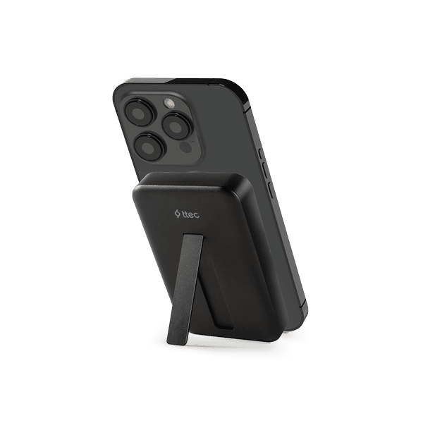 ttec ReCharger Pro M 10.000mAh Qi2/MagSafe Özellikli 15W iPhone/Android Stantlı Kablosuz Taşınabilir Hızlı Şarj Aleti/Powerbank - 2BB227